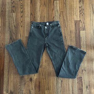 H&M Divided Women's low rise jeans faded black Size 2